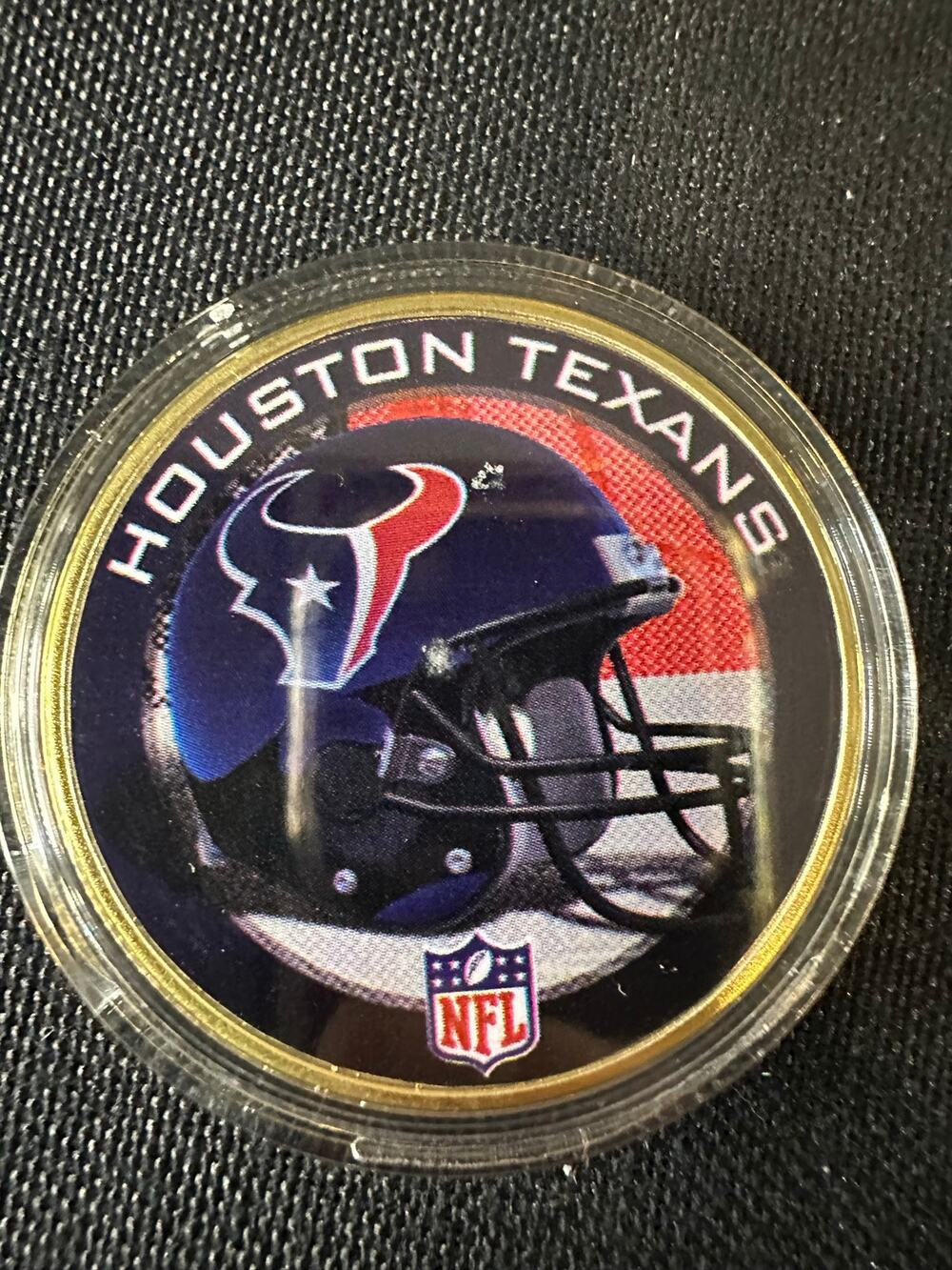 Houston Texans Old School Helmet Collectible Coin NFL Football
